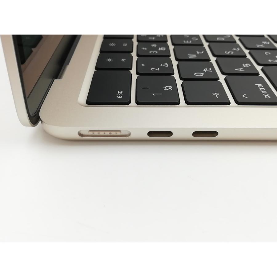 【中古】Apple MacBook Air 13インチ (M4,2025) M4(CPU:10C/GPU:8C) 16GB/256GB スターライト MW0Y3J/A【熊本】保証期間１ヶ月【ランクA】の画像
