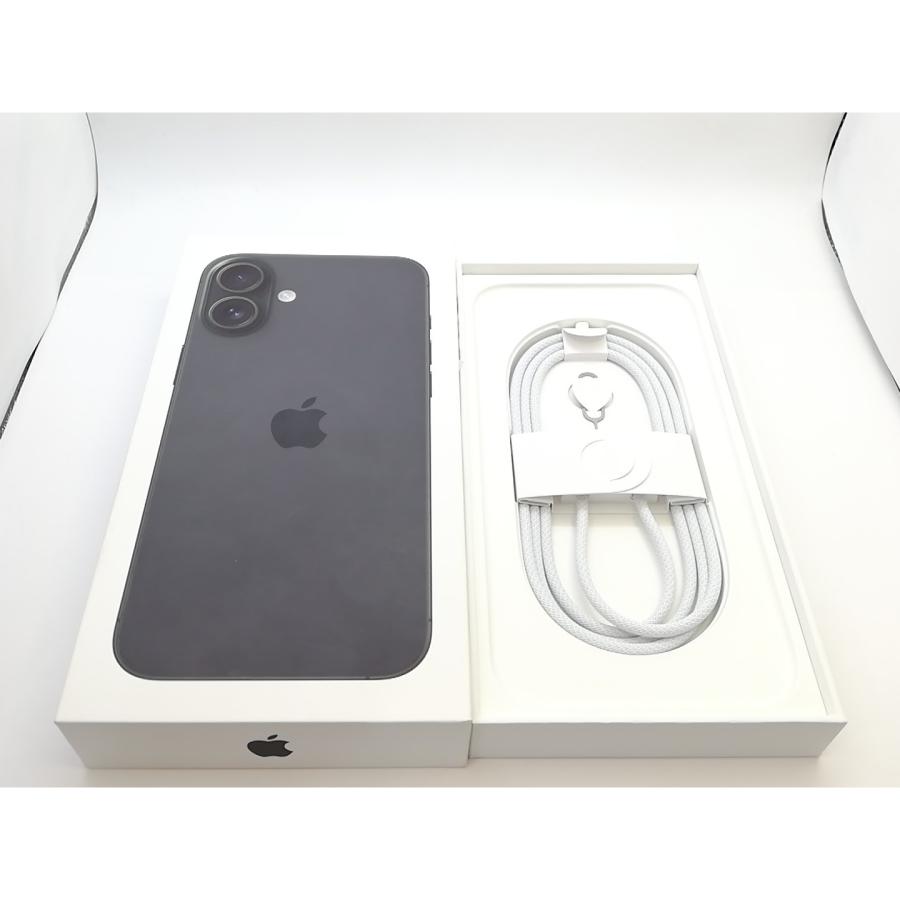 【中古】Apple 国内版 【SIMフリー】 iPhone 16 Plus 256GB ブラック MXVG3J/A【福岡筑紫】保証期間１ヶ月【ランクA】の画像