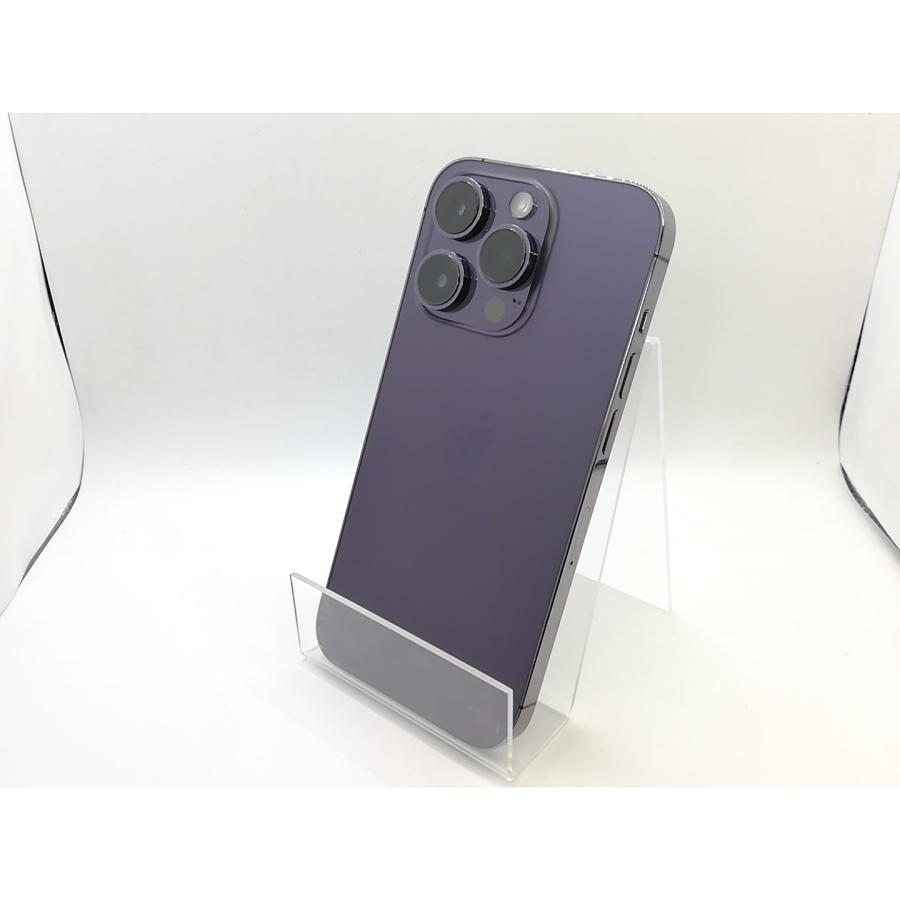 中古】Apple au 【SIMフリー】 iPhone 14 Pro 128GB ディープパープル