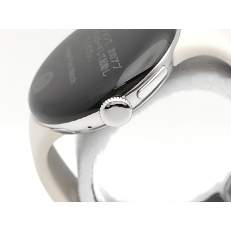 【中古】Google Pixel Watch4 LTEモデル 41mm Polished Silver アルミケース/Porcelain アクティブ バンド【熊本】保証期間１ヶ月【ランクB】の画像