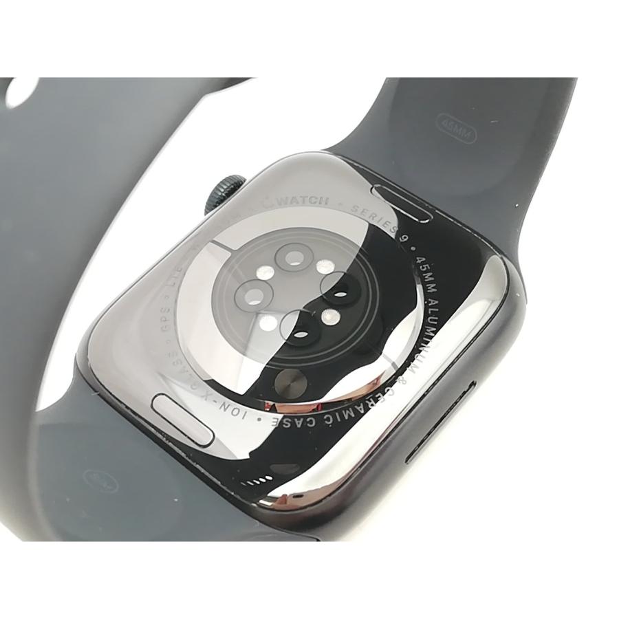 【中古】Apple Watch Series9 45mm Cellular ミッドナイトアルミニウムケース/ミッドナイトスポーツバンド(S/M) MRMC3J/A【熊本】保証期間１ヶ月【ランクB】の画像