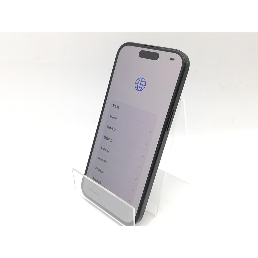 【中古】Apple docomo 【SIMフリー】 iPhone 15 256GB ブラック MTMN3J/A【熊本】保証期間１ヶ月【ランクC】の画像