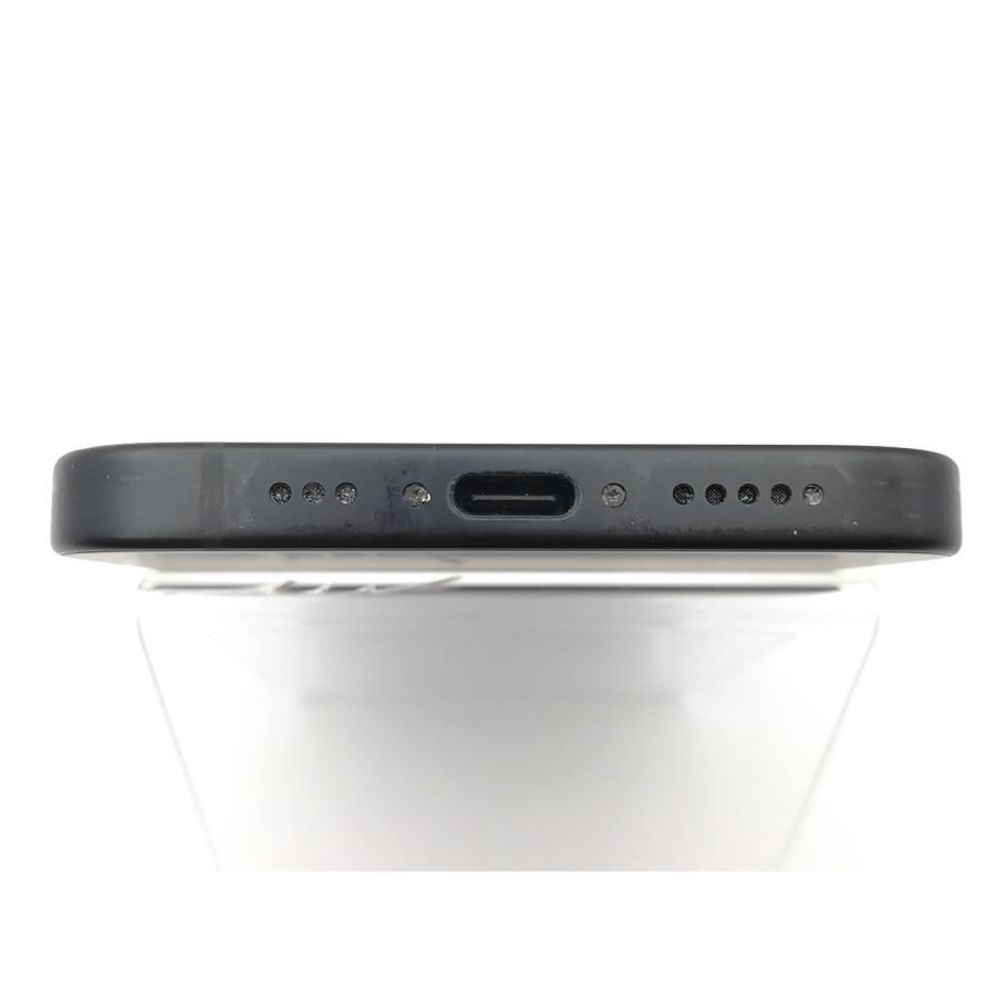 【中古】Apple docomo 【SIMフリー】 iPhone 15 256GB ブラック MTMN3J/A【熊本】保証期間１ヶ月【ランクC】の画像