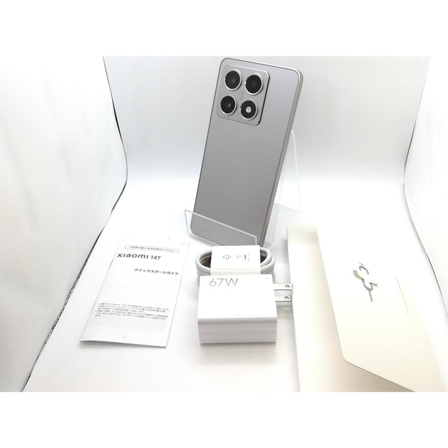 中古】Xiaomi au 【SIMフリー】 Xiaomi 14T 12GB 256GB チタングレー
