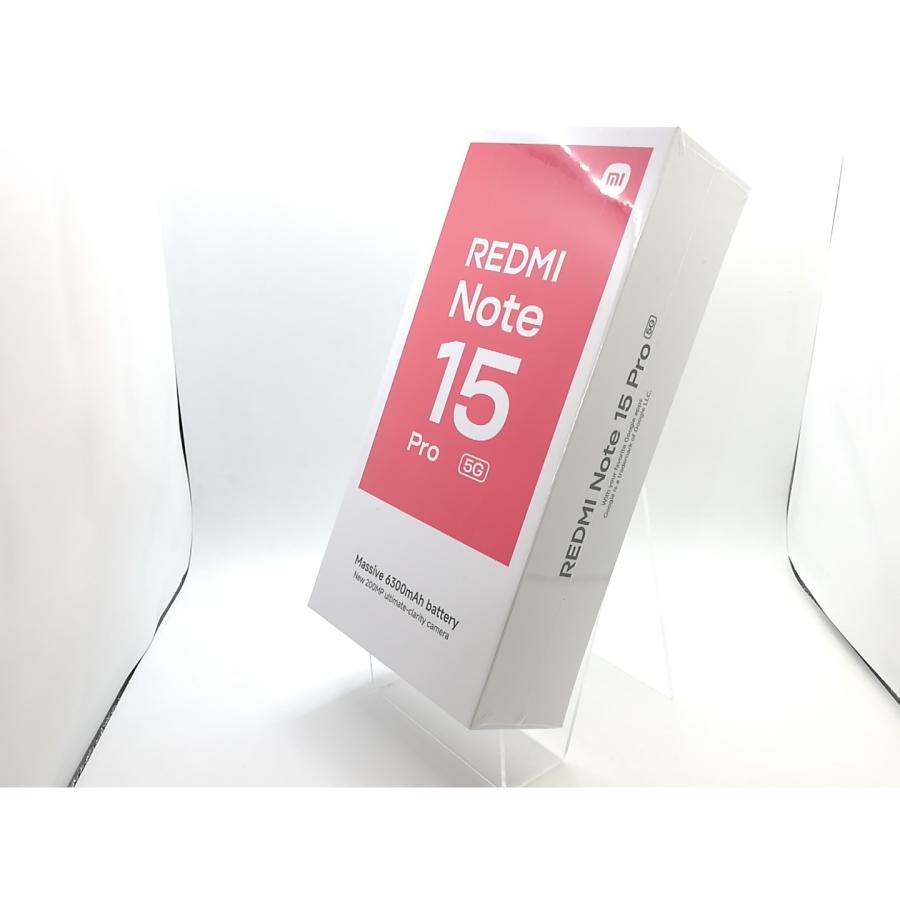 未使用】Xiaomi 国内版 【SIMフリー】 Redmi Note 15 Pro 5G グレイ 
