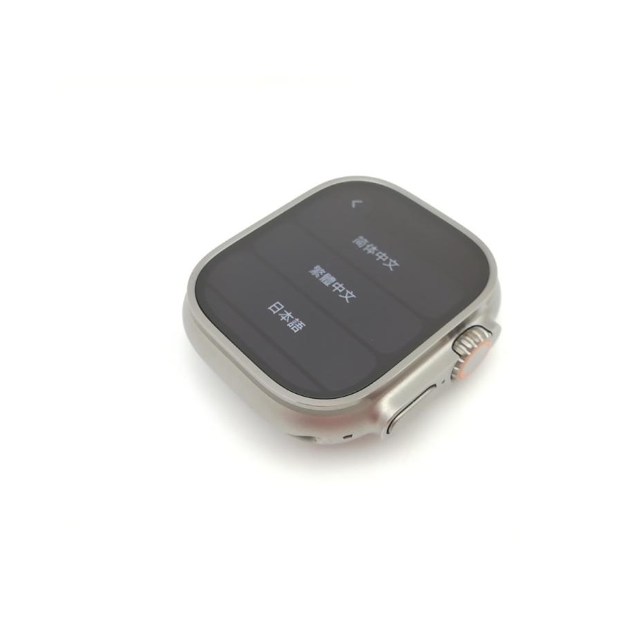【中古】Apple Apple Watch Ultra3 49mm Cellular ナチュラルチタニウムケース/ライトブルーアルパインループM MEWM4J/A【熊本】保証期間１ヶ月【ランクA】の画像
