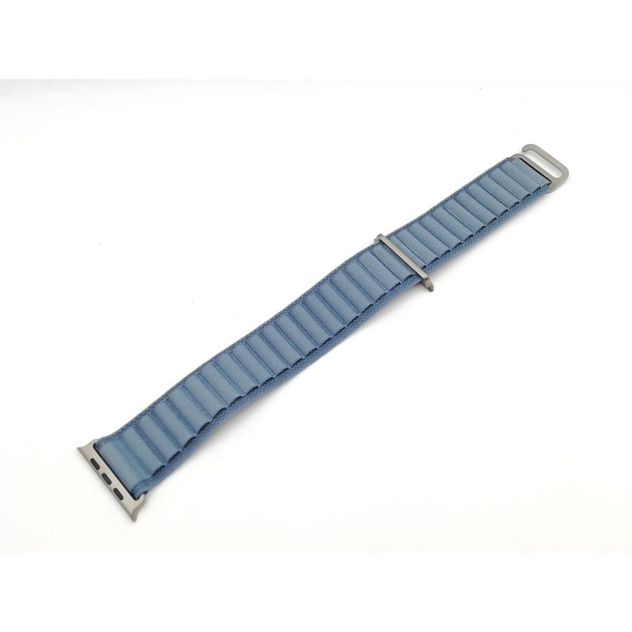 【中古】Apple Apple Watch Ultra3 49mm Cellular ナチュラルチタニウムケース/ライトブルーアルパインループM MEWM4J/A【熊本】保証期間１ヶ月【ランクA】の画像