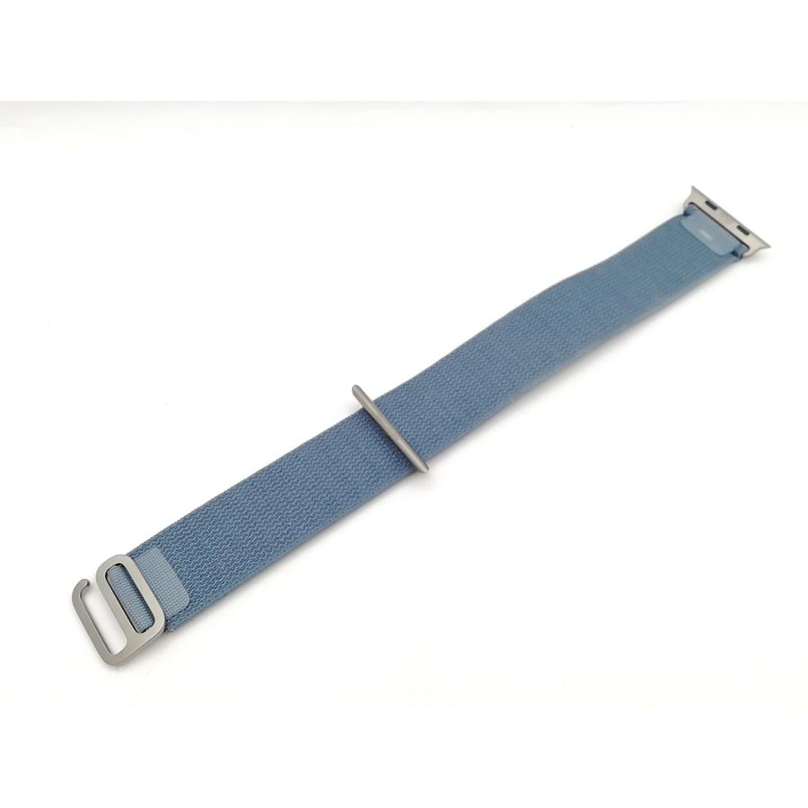 【中古】Apple Apple Watch Ultra3 49mm Cellular ナチュラルチタニウムケース/ライトブルーアルパインループM MEWM4J/A【熊本】保証期間１ヶ月【ランクA】の画像