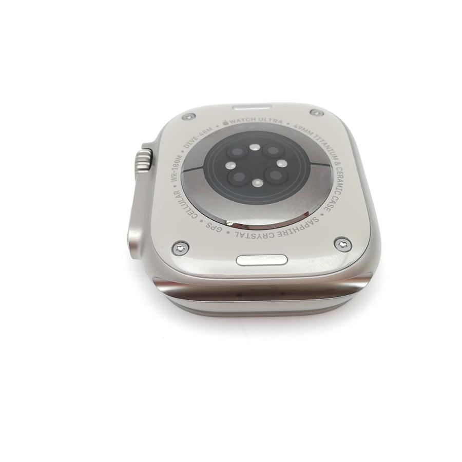 【中古】Apple Apple Watch Ultra3 49mm Cellular ナチュラルチタニウムケース/ライトブルーアルパインループM MEWM4J/A【熊本】保証期間１ヶ月【ランクA】の画像