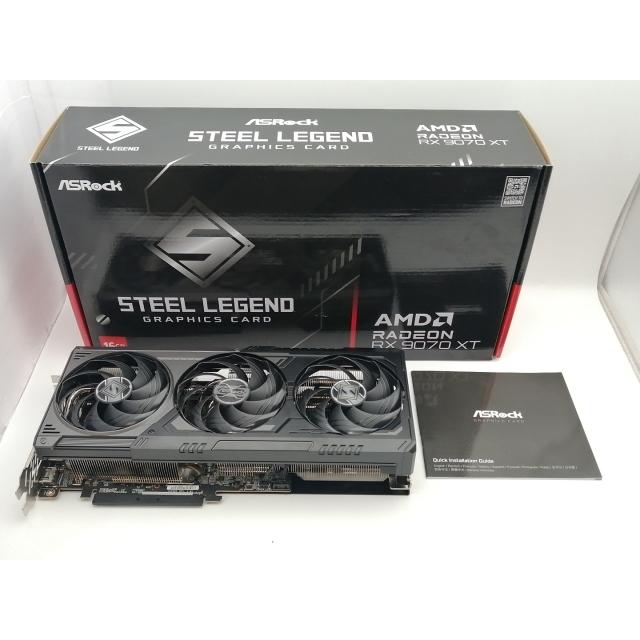 中古】ASRock Radeon RX 9070 XT Steel Legend 16GB RX9070XT/16GB