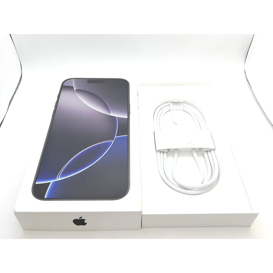 【中古】Apple docomo 【SIMフリー】 iPhone 16 Pro Max 256GB ブラックチタニウム MYWG3J/A【熊本】保証期間１ヶ月【ランクB】の画像