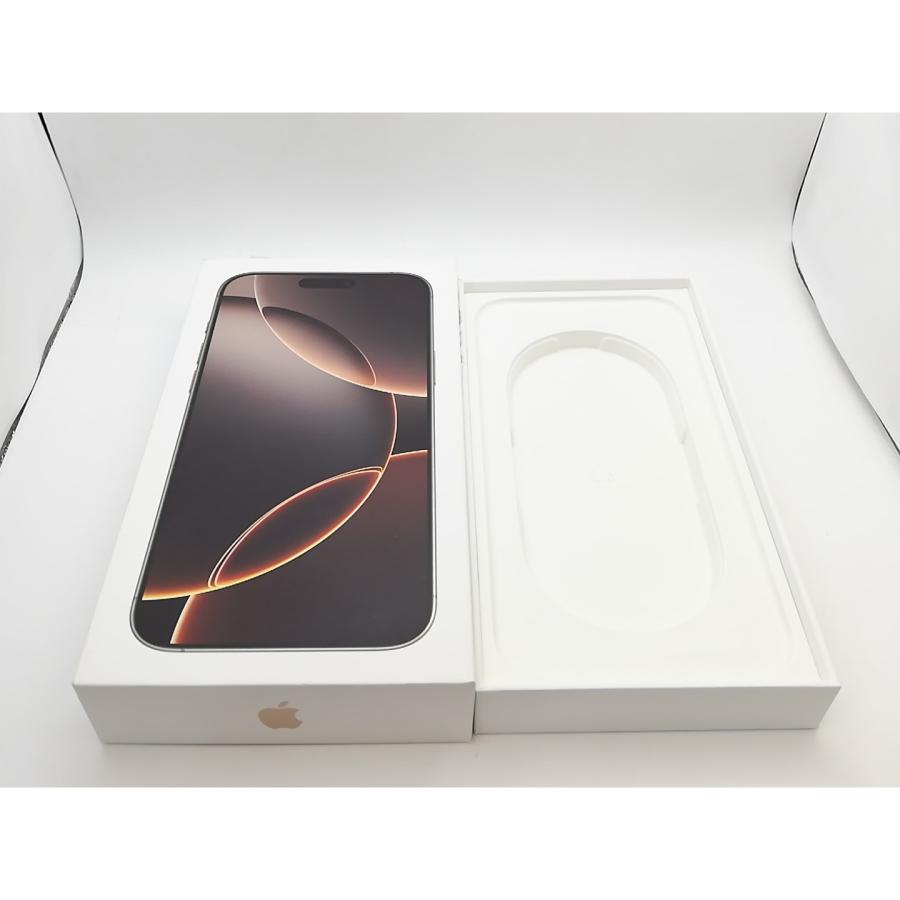 【中古】Apple SoftBank 【SIMフリー】 iPhone 16 Pro Max 256GB デザートチタニウム MYWJ3J/A【博多】保証期間１ヶ月【ランクA】の画像