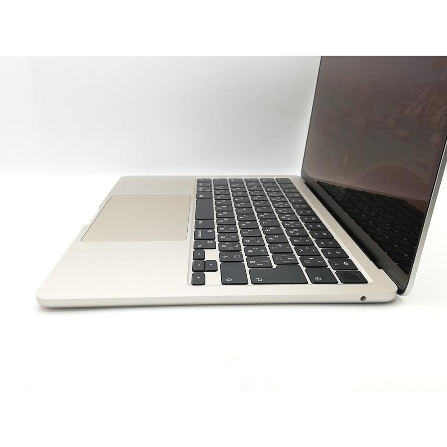 【中古】Apple MacBook Air 13インチ CTO (M2,2022) スターライト M2(CPU:8C/GPU:10C)/16G/512G/35W AC(USB-Cx2)【熊本】保証期間１ヶ月【ランクA】の画像