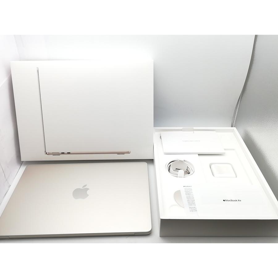 【中古】Apple MacBook Air 13インチ CTO (M2,2022) スターライト M2(CPU:8C/GPU:10C)/16G/512G/35W AC(USB-Cx2)【熊本】保証期間１ヶ月【ランクA】の画像