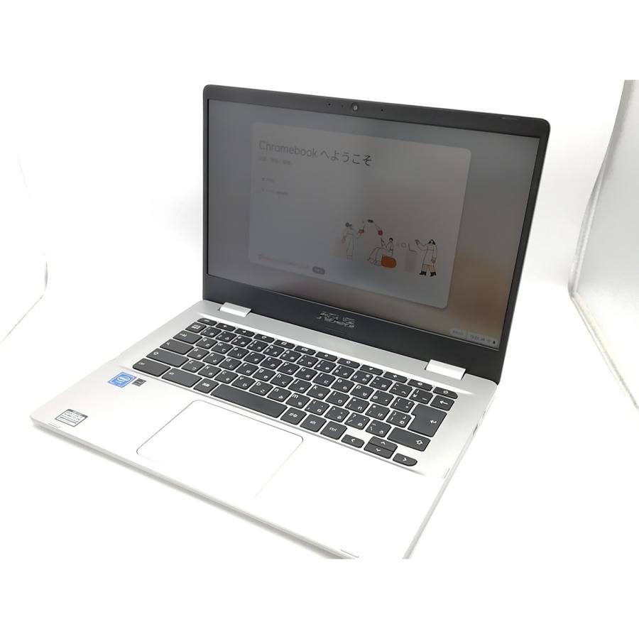 中古】ASUS Chromebook C423NA C423NA-EB0039 シルバー【Celeron N3350