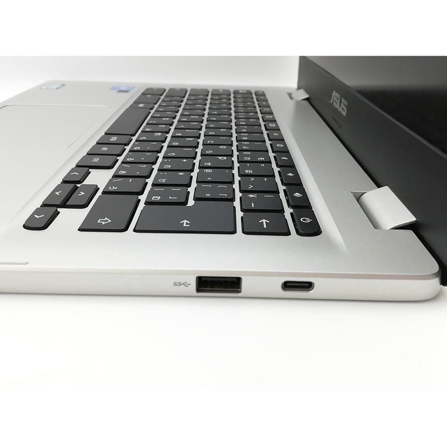 中古】ASUS Chromebook C423NA C423NA-EB0039 シルバー【Celeron N3350