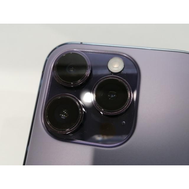 【中古】Apple 国内版 【SIMフリー】 iPhone 14 Pro 128GB ディープパープル MQ0F3J/A【浜松駅前】保証期間１ヶ月【ランクC】の画像