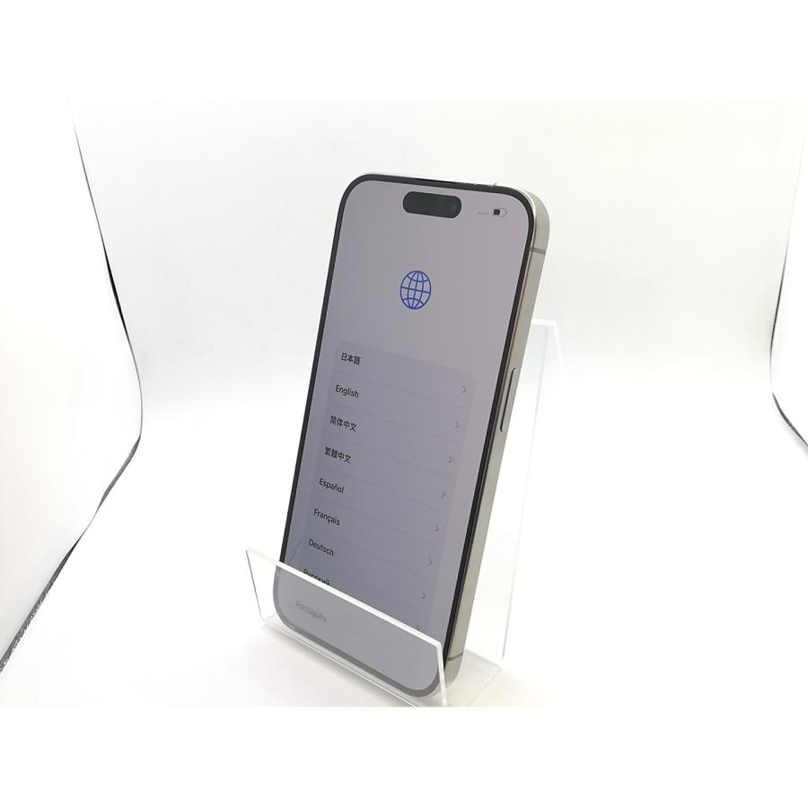 【中古】Apple docomo 【SIMフリー】 iPhone 15 Pro 256GB ナチュラルチタニウム MTUF3J/A【福岡天神】保証期間１ヶ月【ランクB】の画像