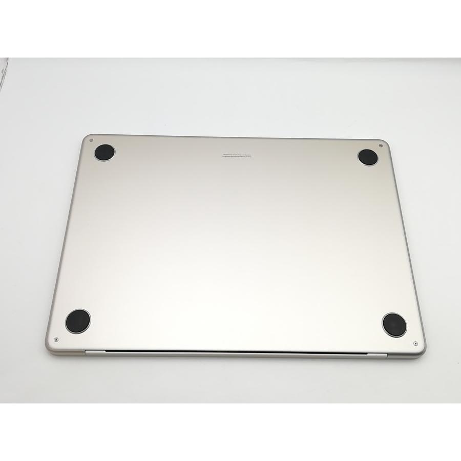 【中古】Apple MacBook Air 13インチ M3(CPU:8C/GPU:10C) 24GB/512GB スターライト MC8P4J/A (13インチ, M3, 2024)【熊本】保証期間１ヶ月【ランクA】の画像
