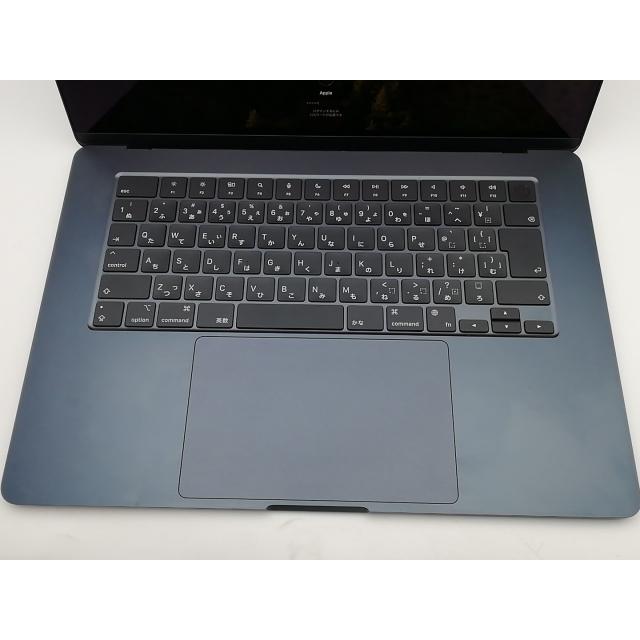 【中古】Apple MacBook Air 15インチ  M2(CPU:8C/GPU:10C) 8GB/256GB ミッドナイト MQKW3J/A (M2,2023)【熊本】保証期間１ヶ月【ランクA】の画像