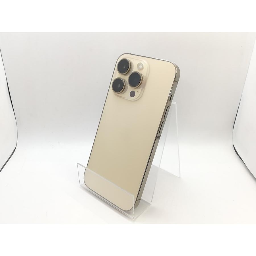 中古】Apple au 【SIMフリー】 iPhone 14 Pro 128GB ゴールド MQ073J/A 