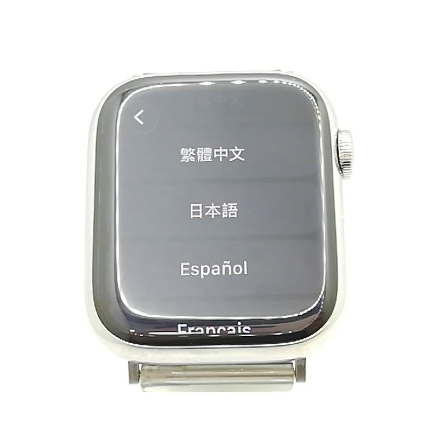 中古】Apple Apple Watch Series9 45mm Cellular シルバーステンレス 