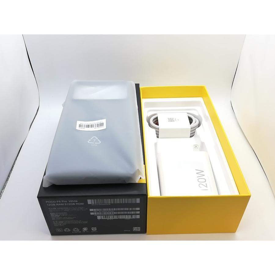 中古】Xiaomi 国内版 【SIMフリー】 POCO F6 Pro 12GB 512GB ホワイト