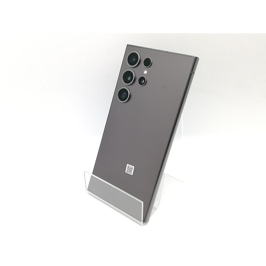 中古】SAMSUNG au 【SIMフリー】 Galaxy S24 Ultra チタニウムブラック
