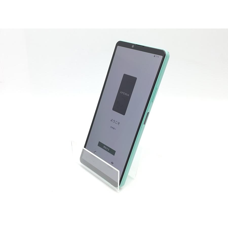 中古】SONY au 【SIMフリー】 Xperia 10 IV ミント 6GB 128GB SOG07