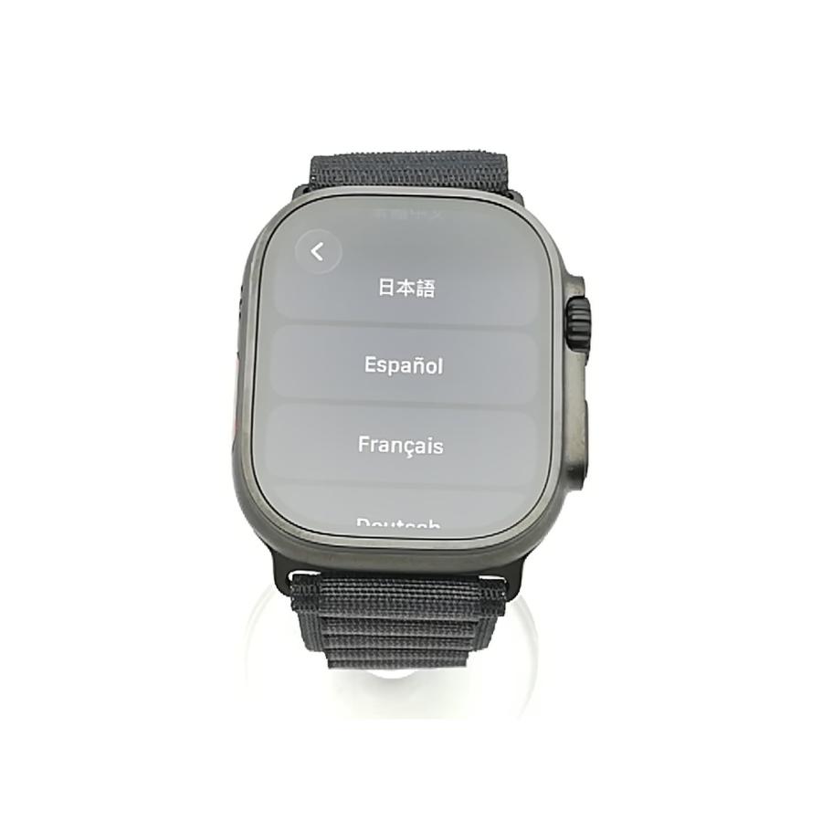 中古】Apple Apple Watch Ultra3 49mm Cellular ブラックチタニウム