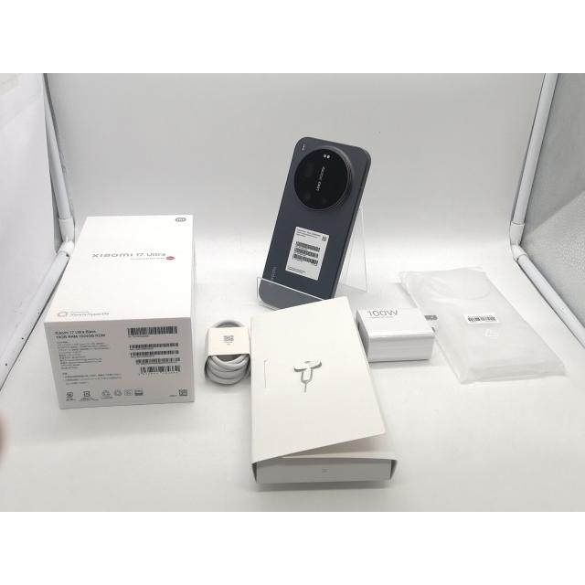 中古】Xiaomi 国内版 【SIMフリー】 Xiaomi 17 Ultra ブラック 16GB