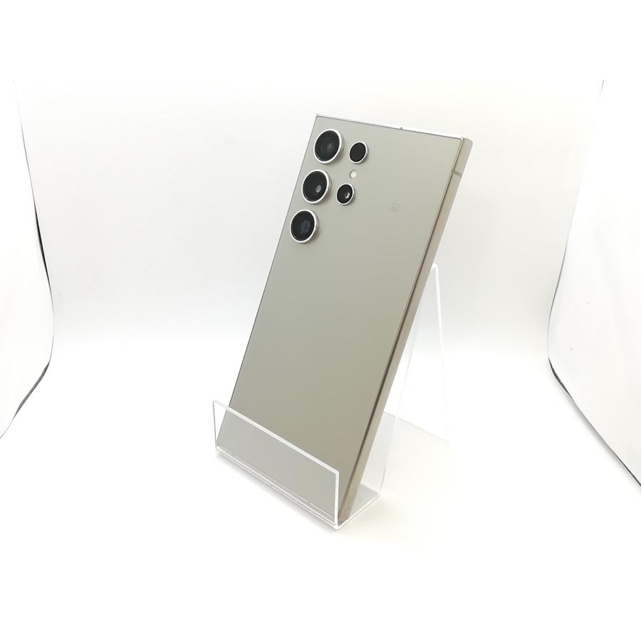 中古】SAMSUNG au 【SIMフリー】 Galaxy S24 Ultra チタニウムグレー