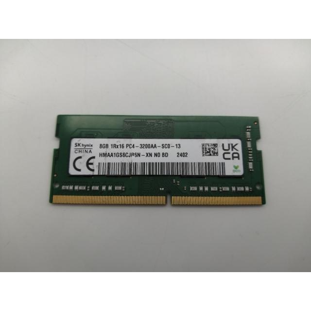 中古】260PIN 8GB DDR4-3200(PC4-25600) SODIMM 【ノートPC用】【町田