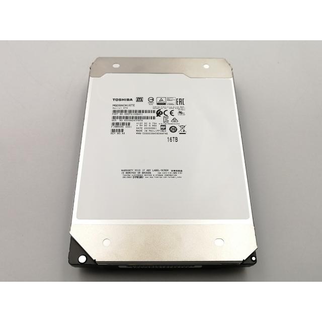 中古】TOSHIBA MG08ACA16TE 16TB/7200rpm/512MB/6Gbps【EC