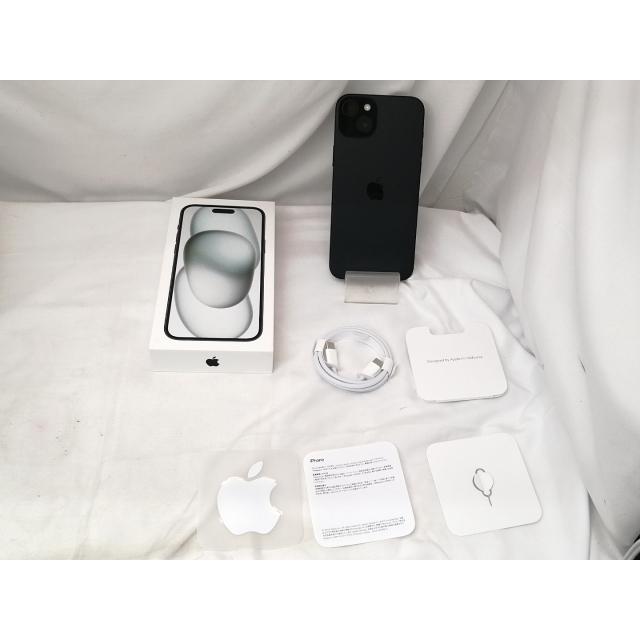 【中古】Apple 国内版 【SIMフリー】 iPhone 15 Plus 128GB ブラック MU083J/A【戸塚】保証期間１ヶ月【ランクB】の画像
