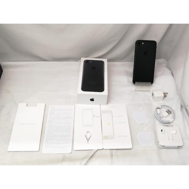 中古】Apple docomo 【SIMロック解除済み】 iPhone 7 256GB ブラック 