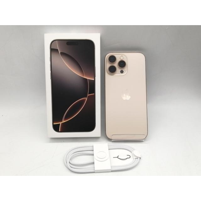 中古】Apple 国内版 【SIMフリー】 iPhone 16 Pro Max 256GB デザート