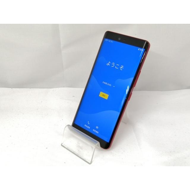 中古】Wiko 楽天モバイル 【SIMフリー】 Rakuten Hand 5G クリムゾン