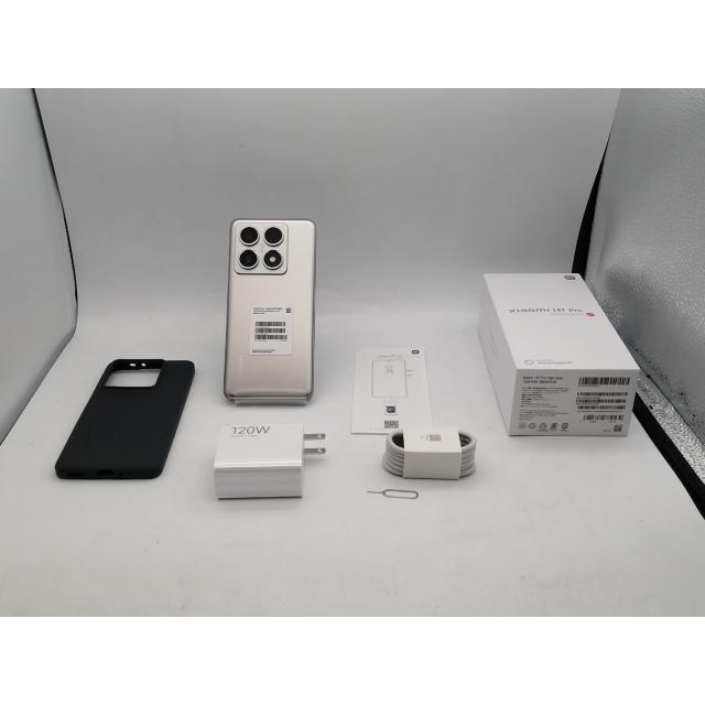 中古】Xiaomi 国内版 【SIMフリー】 Xiaomi 14T Pro 12GB 256GB チタン