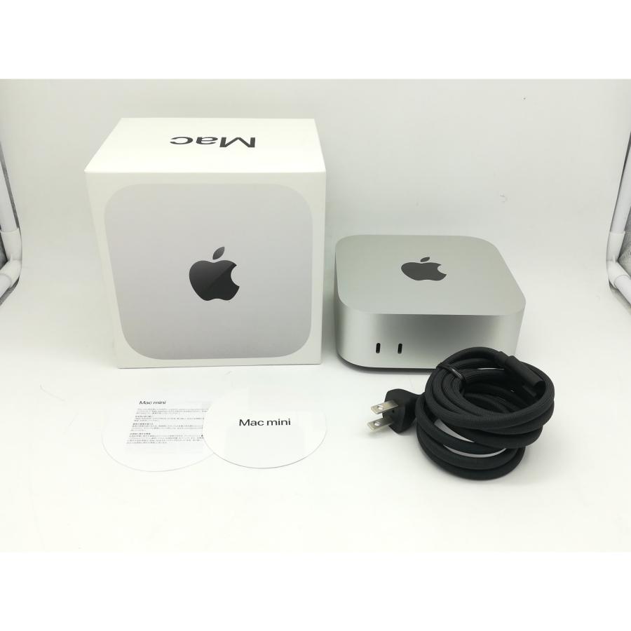 中古】Apple Mac mini M4(CPU:10C/GPU:10C) 16GB/256GB シルバー