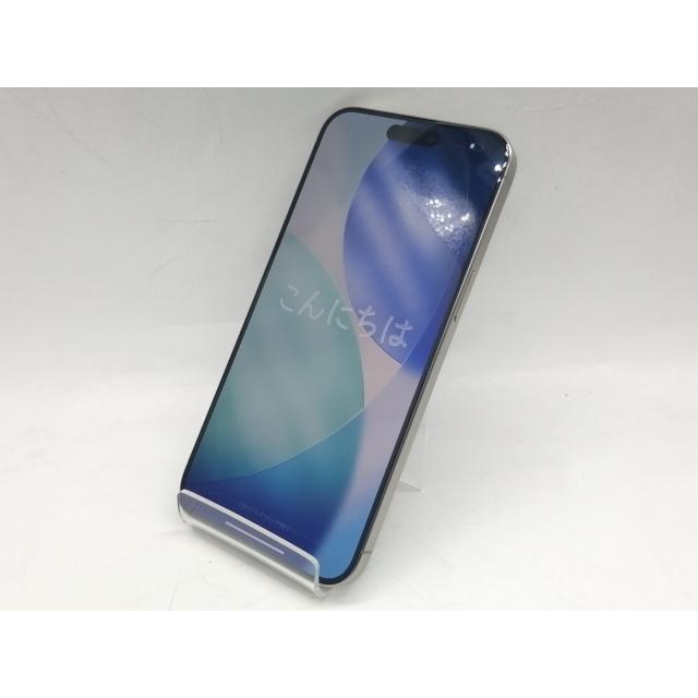 【中古】Apple 国内版 【SIMフリー】 iPhone 15 Pro Max 512GB ナチュラルチタニウム MU6W3J/A【新橋烏森通り】保証期間１ヶ月【ランクA】の画像