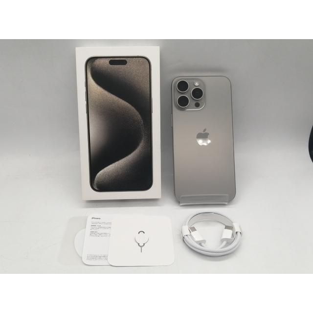 【中古】Apple 国内版 【SIMフリー】 iPhone 15 Pro Max 512GB ナチュラルチタニウム MU6W3J/A【新橋烏森通り】保証期間１ヶ月【ランクA】の画像