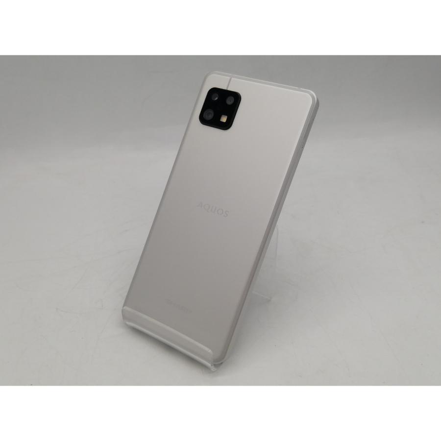 中古】SHARP 楽天モバイル 【SIMフリー】 AQUOS sense6s シルバー 4GB
