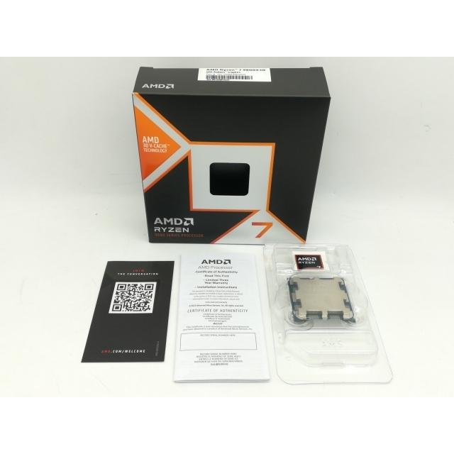 中古】AMD Ryzen 7 9800X3D (4.7GHz/TC:5.2GHz) BOX AM5/8C/16T/L3