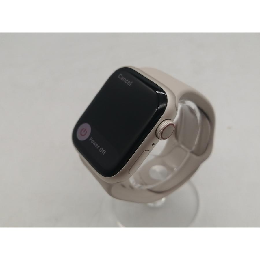 【中古】Apple Watch Series9 41mm Cellular スターライトアルミニウムケース/スターライトスポーツバンド(S/M) MRHN3J/A【町田】保証期間１ヶ月【ランクA】の画像