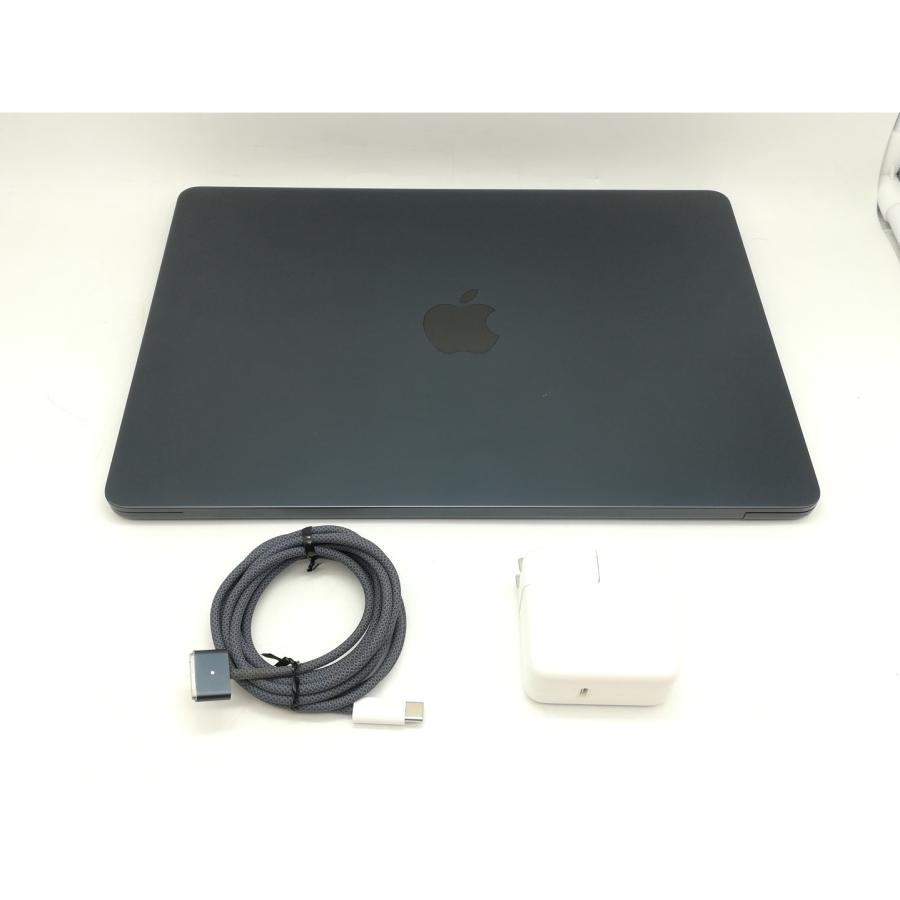 【中古】Apple MacBook Air 13インチ  M2(CPU:8C/GPU:8C) 8GB/256GB ミッドナイト MLY33J/A (M2,2022)【仙台イービーンズ】保証期間１ヶ月【ランクC】の画像