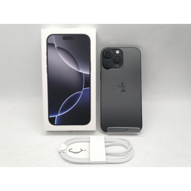 中古】Apple 国内版 【SIMフリー】 iPhone 16 Pro Max 256GB ブラック