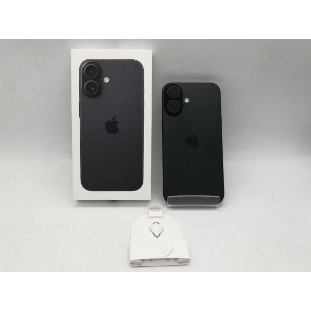 【中古】Apple 国内版 【SIMフリー】 iPhone 16 128GB ブラック MYDQ3J/A【ECセンター】保証期間１ヶ月【ランクA】の画像