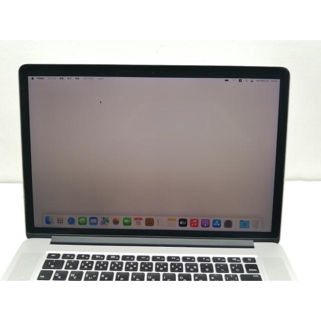 【中古】Apple MacBook Pro 15インチ CTO (Mid 2015) Core i7(2.2G)/16G/512G(SSD)/Iris Pro【仙台イービーンズ】保証期間１ヶ月【ランクC】の画像