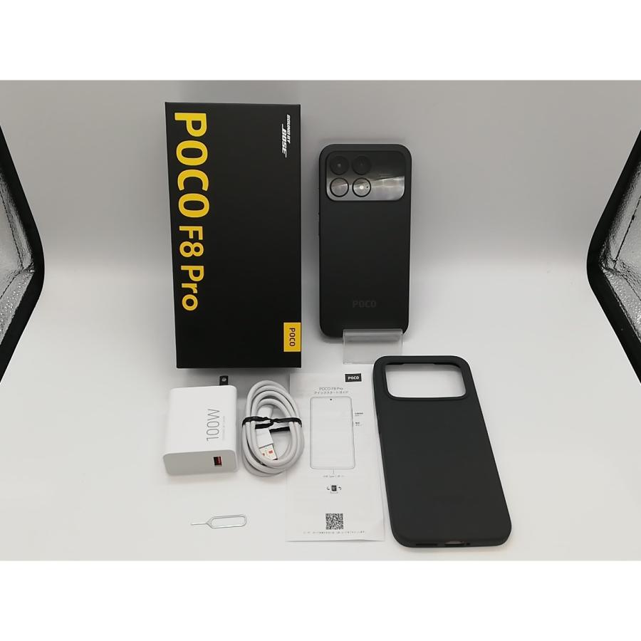 【中古】Xiaomi 国内版 【SIMフリー】 POCO F8 Pro ブラック 12GB 256GB【府中ル・シーニュ】保証期間１ヶ月【ランクA】の画像